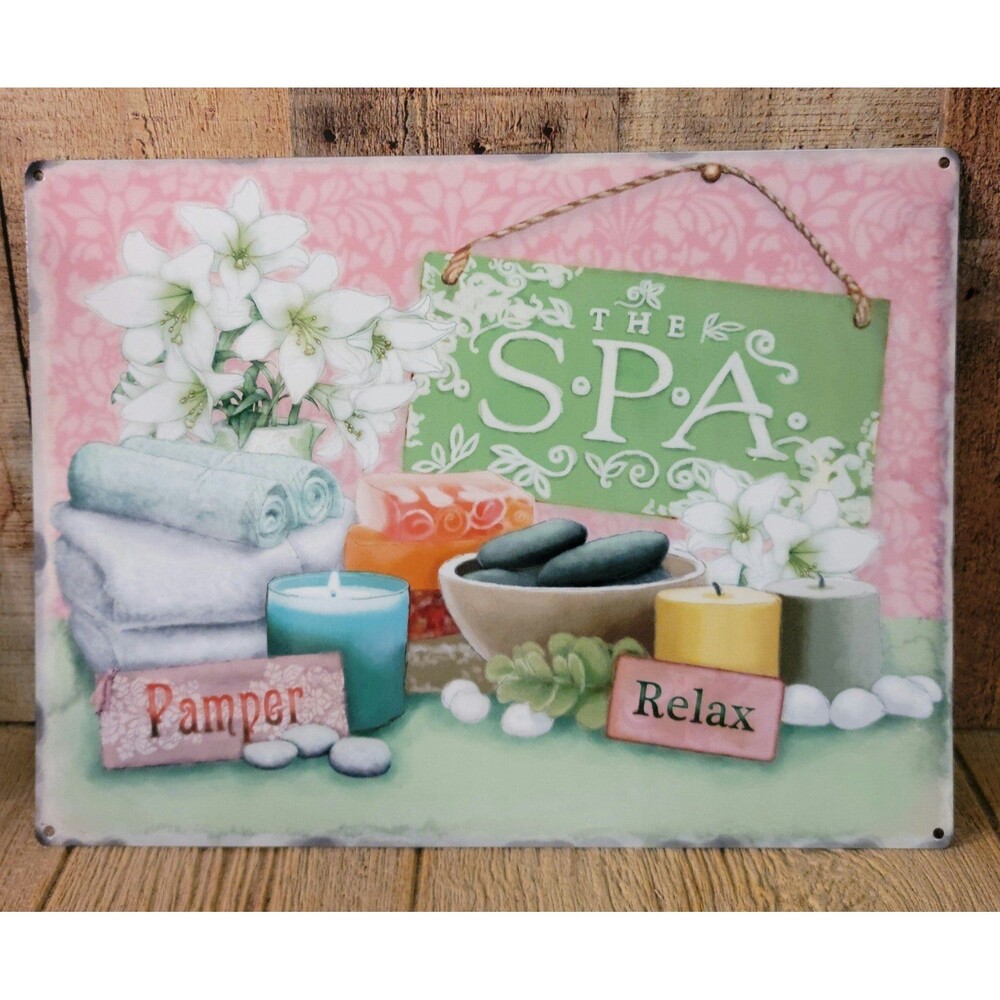 Bathroom Spa Sign. Decorate Your Personal Spa Space